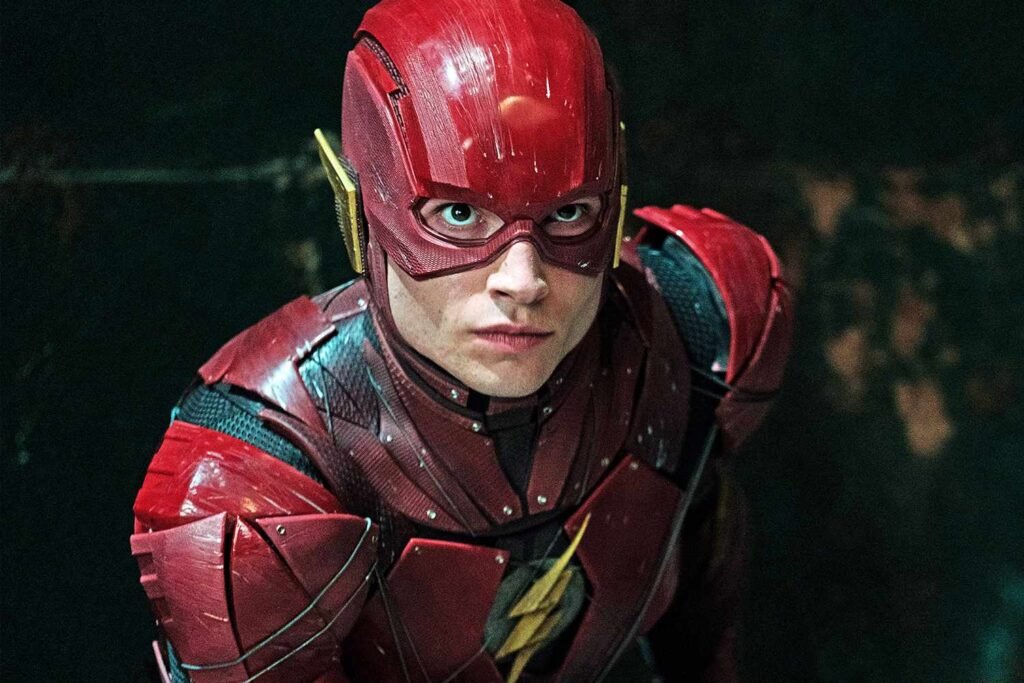 This is a superhero image of "The flash"